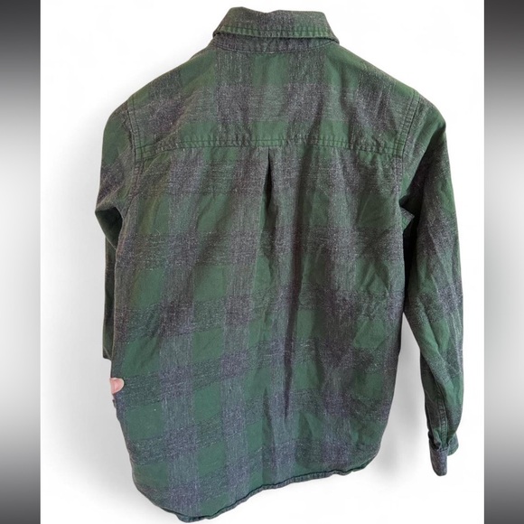 Green Button Down Shirt - Picture 5 of 7